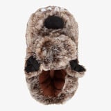 Heren pantoffels hond bruin