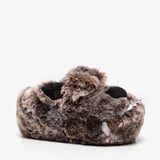 Heren pantoffels hond bruin