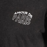 Dames T-shirt acid wash zwart met backprint