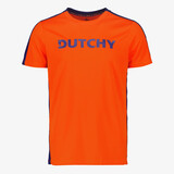 Dutchy heren voetbal T-shirt oranje blauw