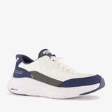 Skechers Cozy Fit heren sneakers wit blauw