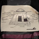 Dames ski-jas rood 10000 mm waterkolom