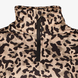 Dames skipully met rits luipaardprint