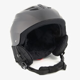 Heren dames skihelm zwart
