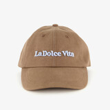 Dames pet bruin met tekst