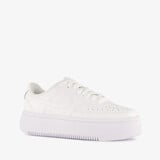 Nike Court Vision Alta leren dames sneakers wit