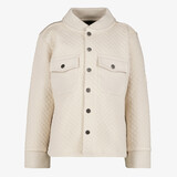 Unsigned jongens blouse met structuur beige