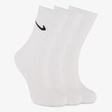 3 paar Nike Cushioned Crew sokken wit