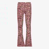 TwoDay meisjes flared broek met bloemenprint roze
