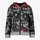 Jongens vest met camouflage print
