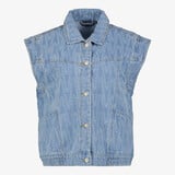 TwoDay dames denim gilet met stiksel patroon