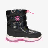 Snowfun gevoerde kinder snowboots zwart roze