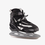 Nijdam Power Play ijshockeyschaatsen zwart zilver
