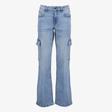 TwoDay dames cargo jeans mediumblauw