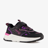 Blue Box meisjes sneakers zwart roze
