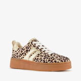 Blue Box dames sneakers met panterprint