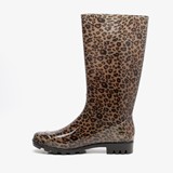 Dames regenlaarzen met luipaardprint