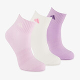 3 paar Adidas kinder sokken in pastelkleuren