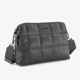 Dames schoudertas doorgestikt patroon