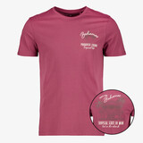 Unsigned heren T-shirt met backprint zwart