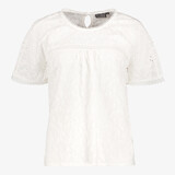 TwoDay dames top met broderie details wit