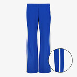 TwoDay dames wide leg broek met bies blauw