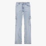 TwoDay dames cargo jeans lichtblauw