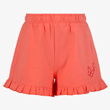 TwoDay meisjes short met ruffles koraalroze