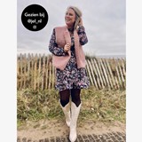 Twoday dames jurk met bloemprint