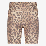 Osaga meisjes fietsbroek met panterprint beige bruin