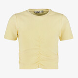 MyWay cropped meisjes T-shirt geel