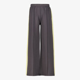 MyWay meisjes wide leg broek met bies grijs geel