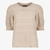 TwoDay kanten dames top beige
