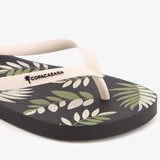 Vegan dames teenslippers bloemenprint