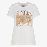 TwoDay dames T-shirt met panter wit