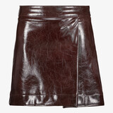 TwoDay meisjes PU rok aubergine