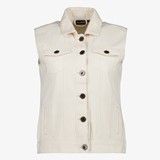 Dames gilet beige