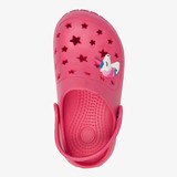 Roze kinder klompen met unicorn
