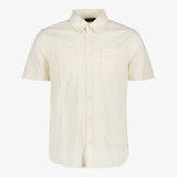 Unsigned heren overhemd korte mouw beige