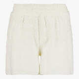 TwoDay dames short met broderie ecru