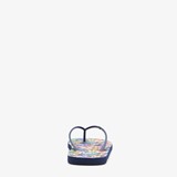 Dames teenslippers met bloemenprint