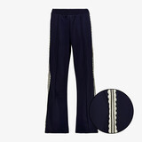 TwoDay dames broek met kanten biezen blauw