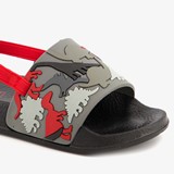 Kinder badslippers met dino print