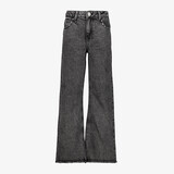 TwoDay meisjes wide leg jeans donkergrijs