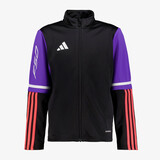 Adidas F50 TR JKT Y kinder trainingsvest zwart paars