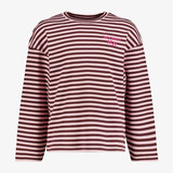 MyWay gestreept meisjes shirt met lange mouwen roze