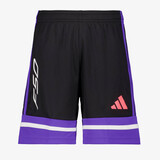 Adidas F50 SHO Y kinder voetbalshort zwart paars