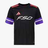 Adidas F50 JSY Y kinder voetbal T-shirt zwart paars