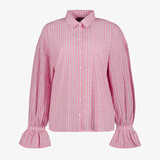 TwoDay dames overhemdblouse met strass steentjes roze