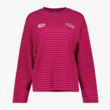 TwoDay gestreept dames longsleeve shirt roze